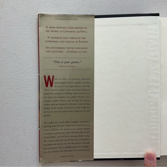 The Da Vinci Code by Dan Brown Hardcover Book - Picture 2 of 6